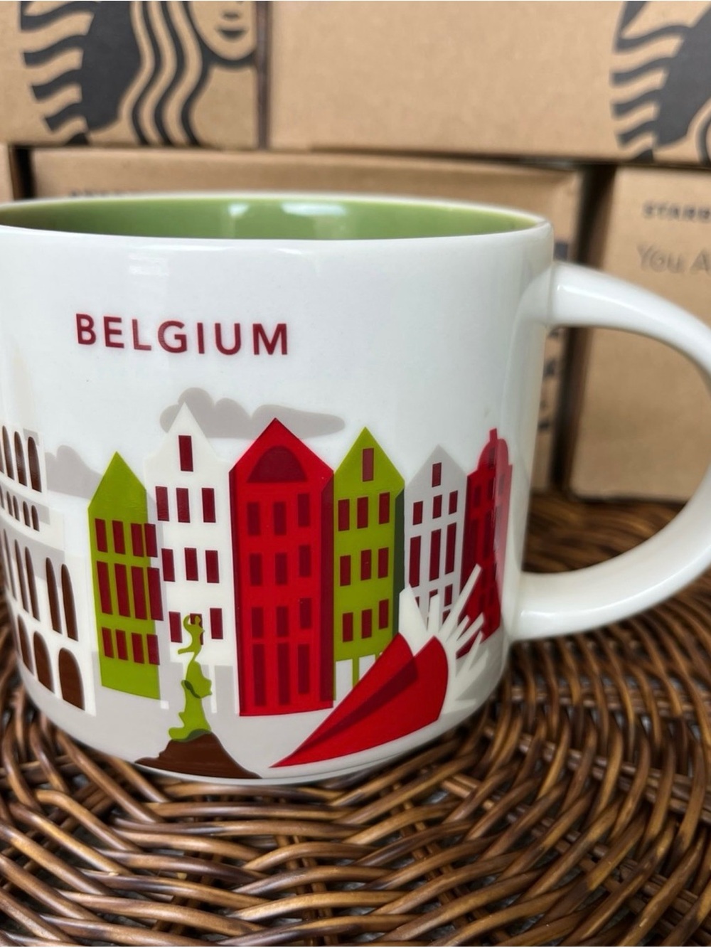 Starbucks You Are Here BELGIUM 🇧🇪 mug